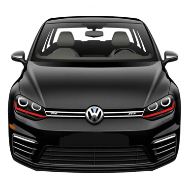 Black Edition Golf R MK7  with no red headlights or grill sticker