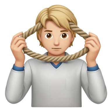 untangling a knot sticker