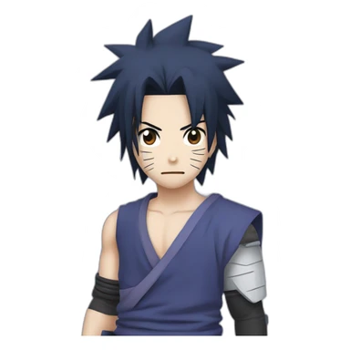 Sasuke Uchiha from "Naruto" sticker