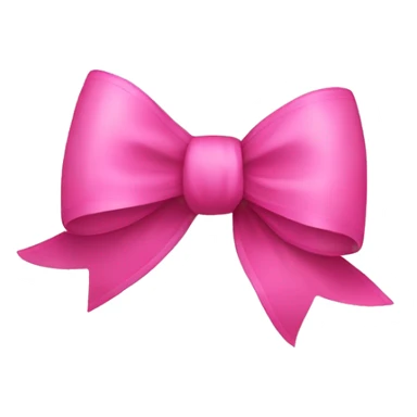 Pink chistmas bow sticker