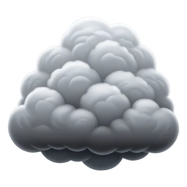 Cinematic Realistic Nimbus Emoji, Dark and foreboding, with thick, heavy clouds swirling ominously in the sky. The clouds are dense with rain, ready to pour down as the atmosphere charges with energy and anticipation. Soft glowing outline, capturing the essence of stormy tension and impending rain in a dense nimbus cloud! sticker