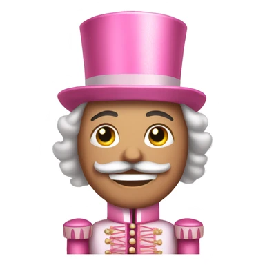 pink nutcracker sticker