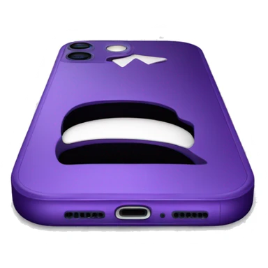 Purple IPhone 14 Plus sticker