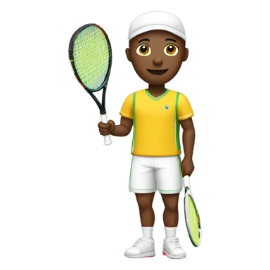 joueur de tennis  sticker