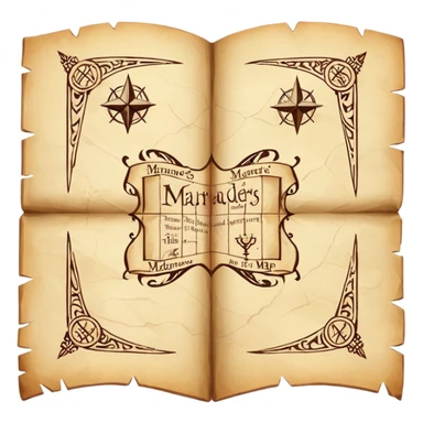 The Marauder's Map sticker