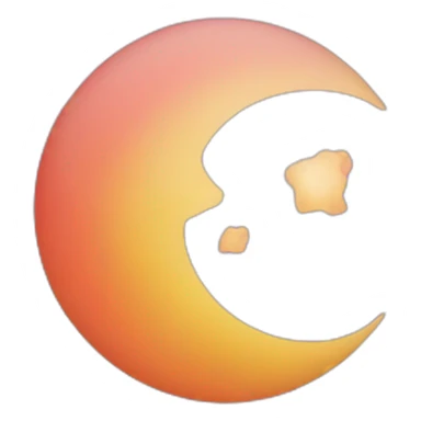 Moon lesbian flag sticker