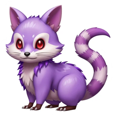 Badass Wisteria Demonic Furret-Machine-Pokémon sticker