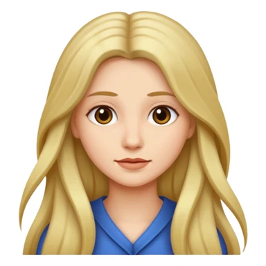 Femme cheveux longs sticker