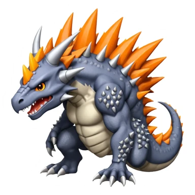 Tyrunt-Greymon-fusion (full Body) sticker
