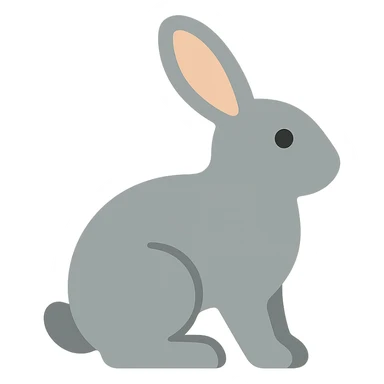 Rabbit sticker