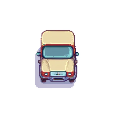 city bus public transportation sticker