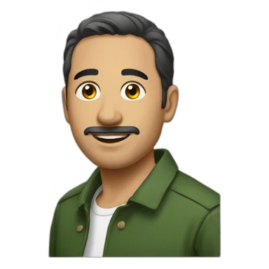 Homme franco algerien sticker