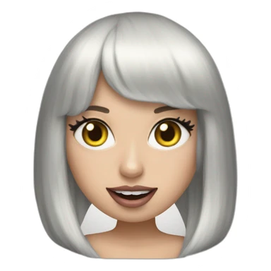 Lady gaga on born this way era sticker