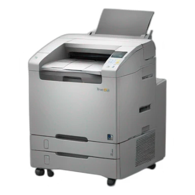 A printer  sticker