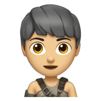 cara furiosa sticker