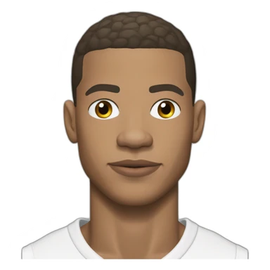 mbappé entrain de regarder la télé  sticker