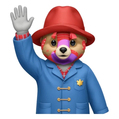 Paddington good night sticker