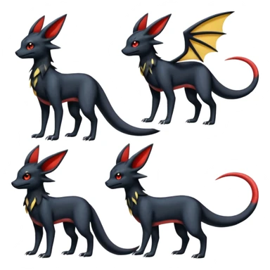 Umbreon-Salandit-Nargacuga-Noivern-fusion (Full body) sticker