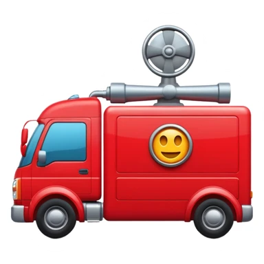 Camion avec des gyropahre sticker