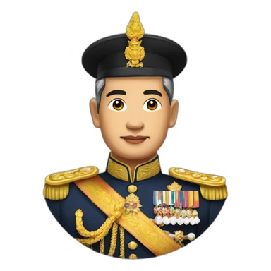 Maha Vajiralongkorn king of thailand sticker