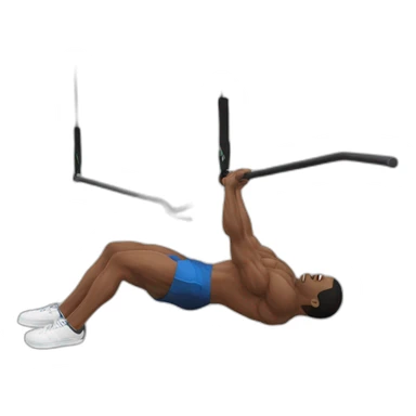 Calisthenics front lever sticker