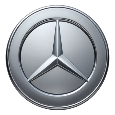 Mercedes logo sticker