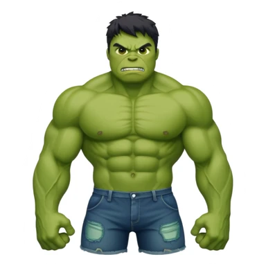 Hulk with full body sticker