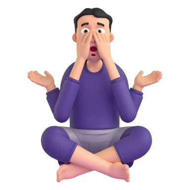 anxious man desperately begging and pleading expression saying please don't leave me sticker