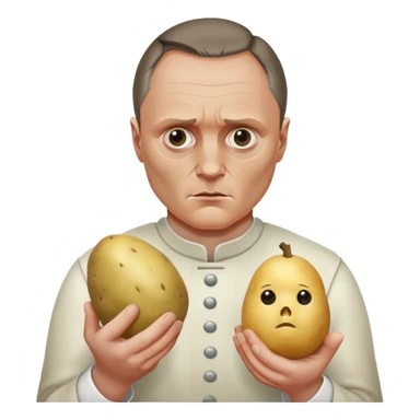 Hannibal lechter potato sticker