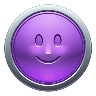 purple coin sticker