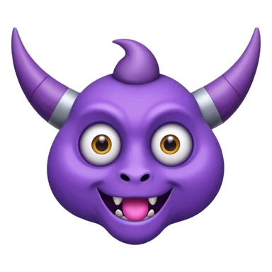 One eye, one horn, flying purple people eater sticker
