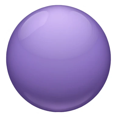 lavender sphere sticker