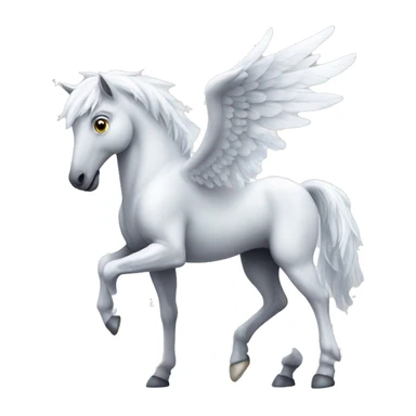 White Pegasus sticker