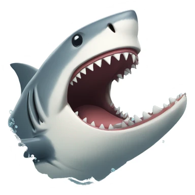 Shark laughing  sticker