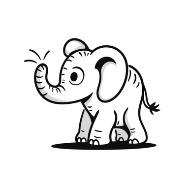 Elephant sticker