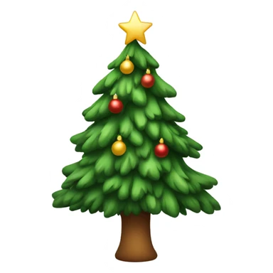 Christmas tree sticker