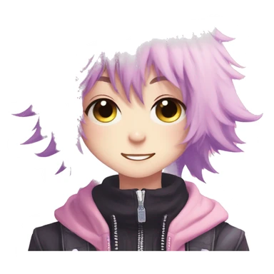 Cute Edgy Attractive Gorgeous Kawaii Pastel Anime Punk Catboy sticker