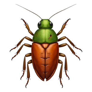 Zombie cockroach  sticker