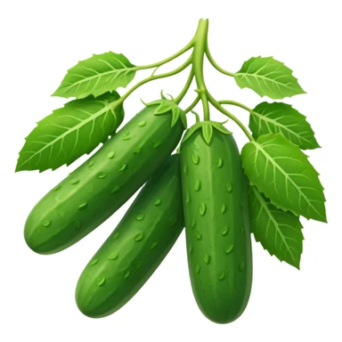 Cucumber plant, full plant sticker