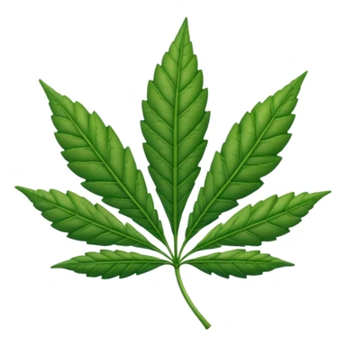 weed leaf sticker