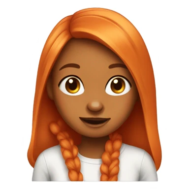 Girl orang hare sticker
