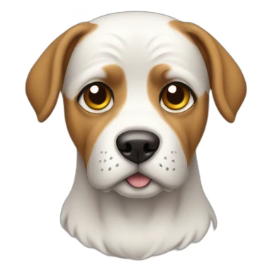 Dog wearing sweatshirt  sticker