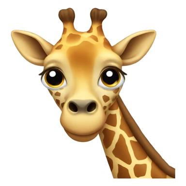 Crying giraffe  sticker