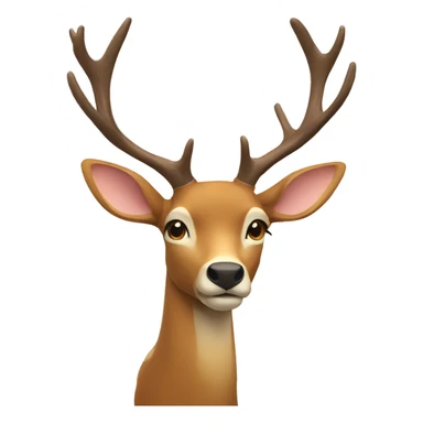 Cerf qui applaudit sticker