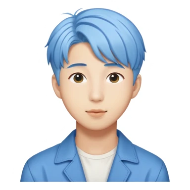 Bts’s Namjoon blue hair  sticker