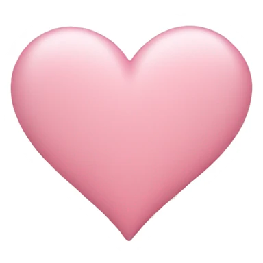 soft pink heart sticker