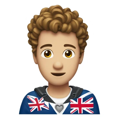 United Kingdom heart sticker