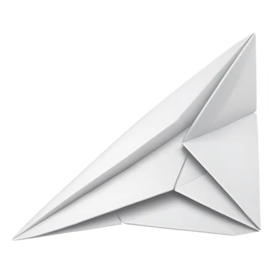 Paper plane sticker