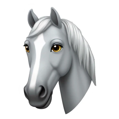 Cavallo grigio sticker