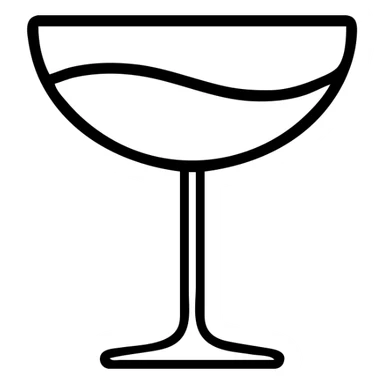 cocktail, elegant, flat sticker